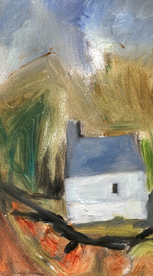 Cottage below the Cliff by Elizabeth Anne Fox