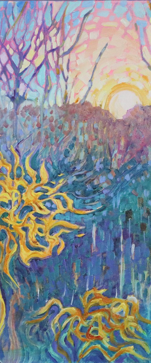 Earthbound Sunset by Mary Kemp