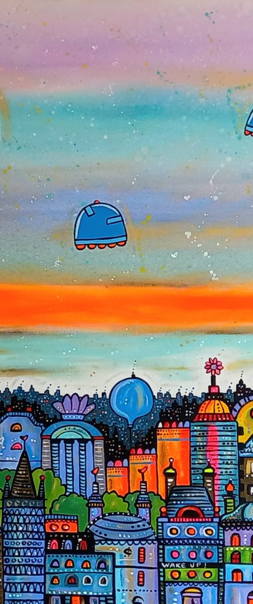 A Fantastic Imaginary City by Maria Luisa  Azzini