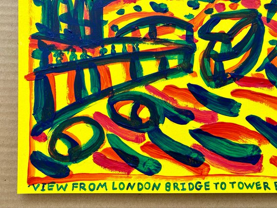 View From London Bridge to Tower Bridge, LDN, UK