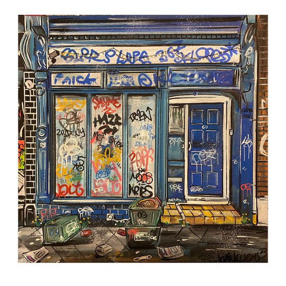 Shopfront 2  -  Original on canvas board