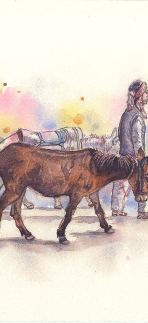 Farmer and the donkeys by Shweta  Mahajan