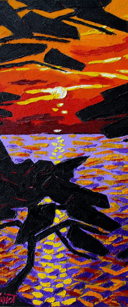 French Riviera sunset I by Olivier Boissinot