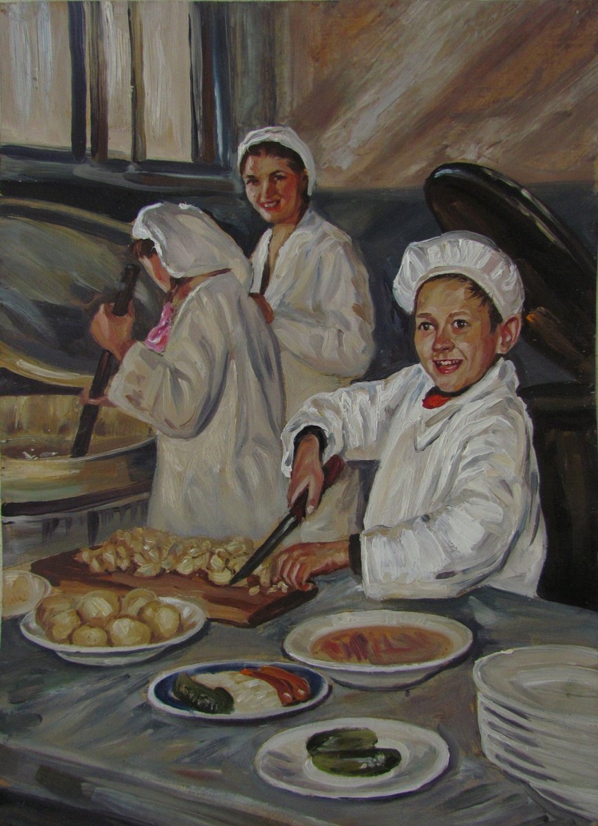 Cook boy by Viktoriia Pidvarchan
