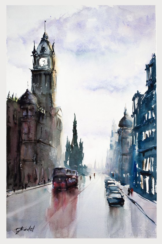 View of the Princes Street – Edinburgh