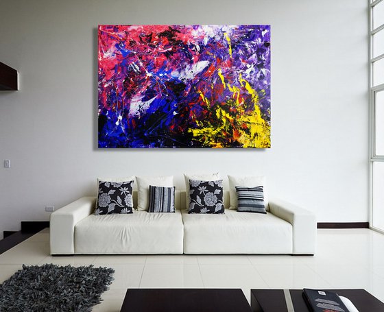 Battling Souls (140 x 100 cm) XXL (56 x 40 inches)