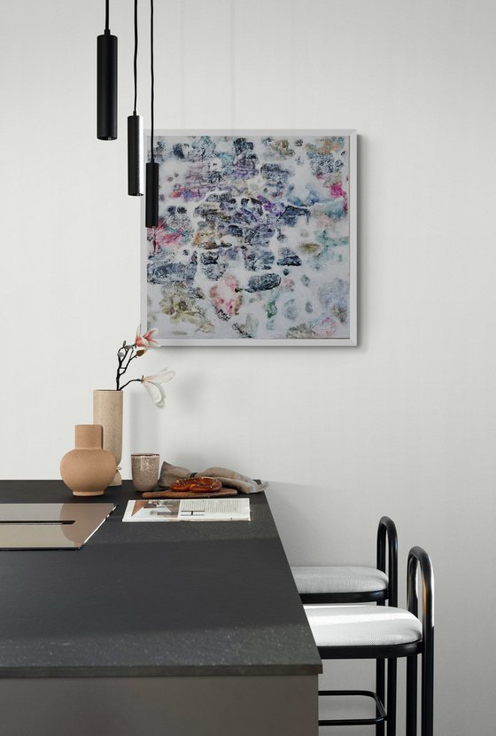 Interwoven Field Abstract Painting