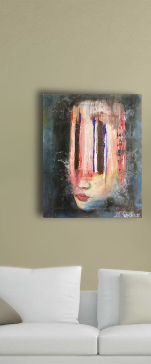 As of now. 2017 45x55 by Michael DeLarge