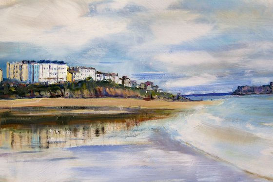 TENBY SOUTH BEACH REFLECTIONS