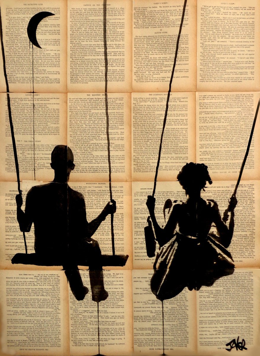 Ink Drawing , 2 Of Us By Loui Jover, 27 X 37, Artwork For Sale On Artfinder