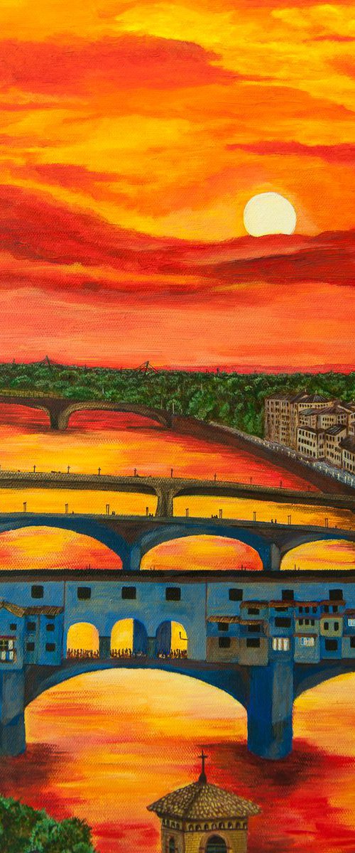 Sunset in Florence by Yulia McGrath