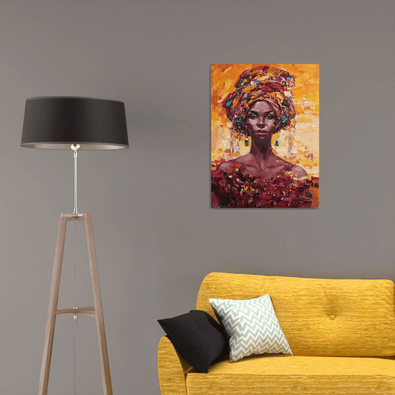 African Queen portrait