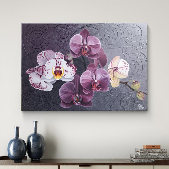Purple Orchids