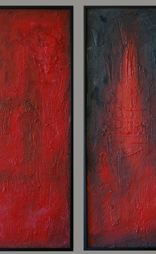 "Up And Down". Diptych. by Rumen Spasov