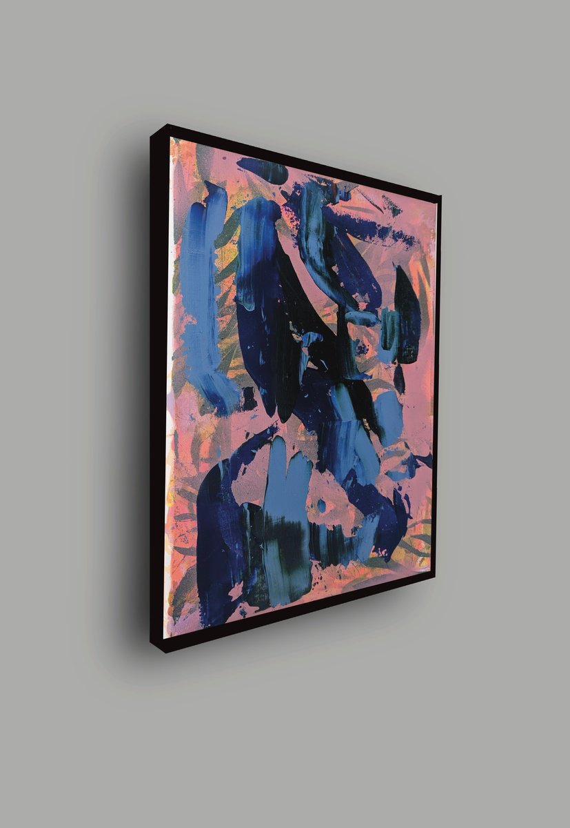  Pink Abstract By Alena Kuschnereit, 12 X 16, Artwork For Sale On Artfinder