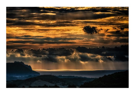 Storm 5. Sunrise Seascape Limited Edition 1/50 15x10 inch Photographic Print