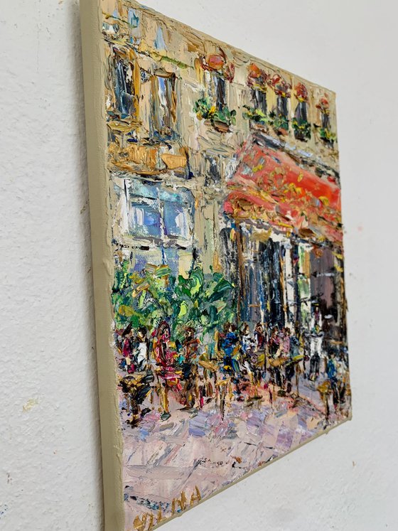 Montmartre. Paris café