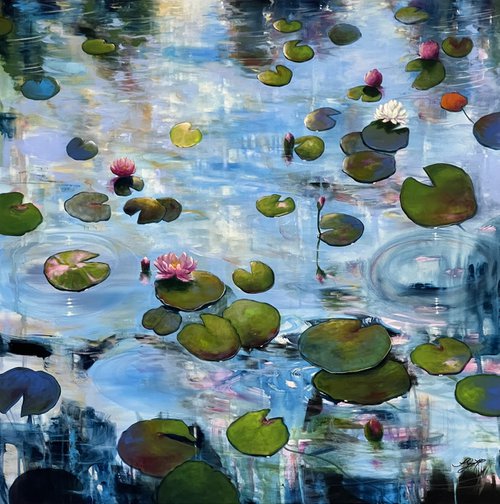 Always Waterlilies 4 by Sandra Gebhardt-Hoepfner