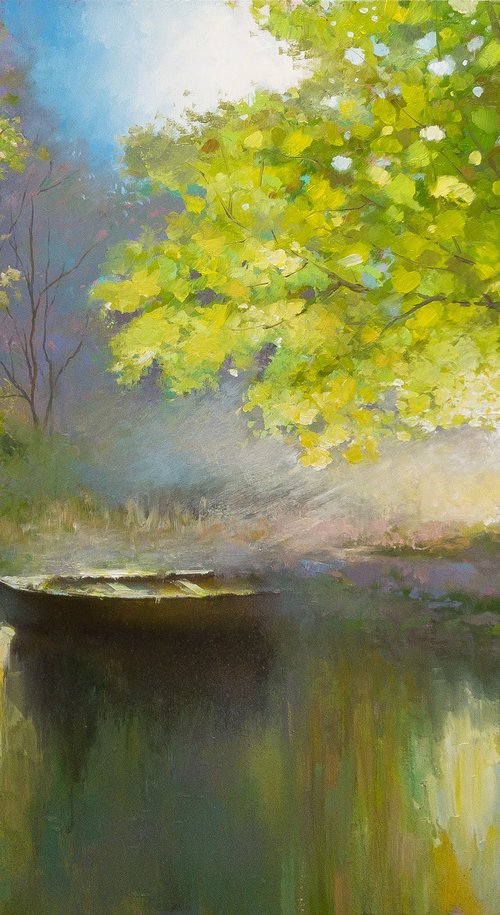 The lights of a summer glow by Aleksandr Jerochin