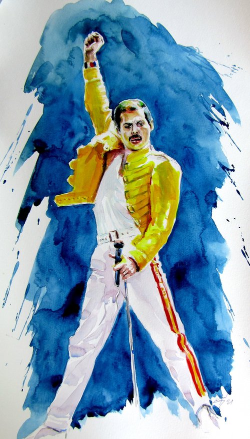 Freddie Mercury by Kovács Anna Brigitta