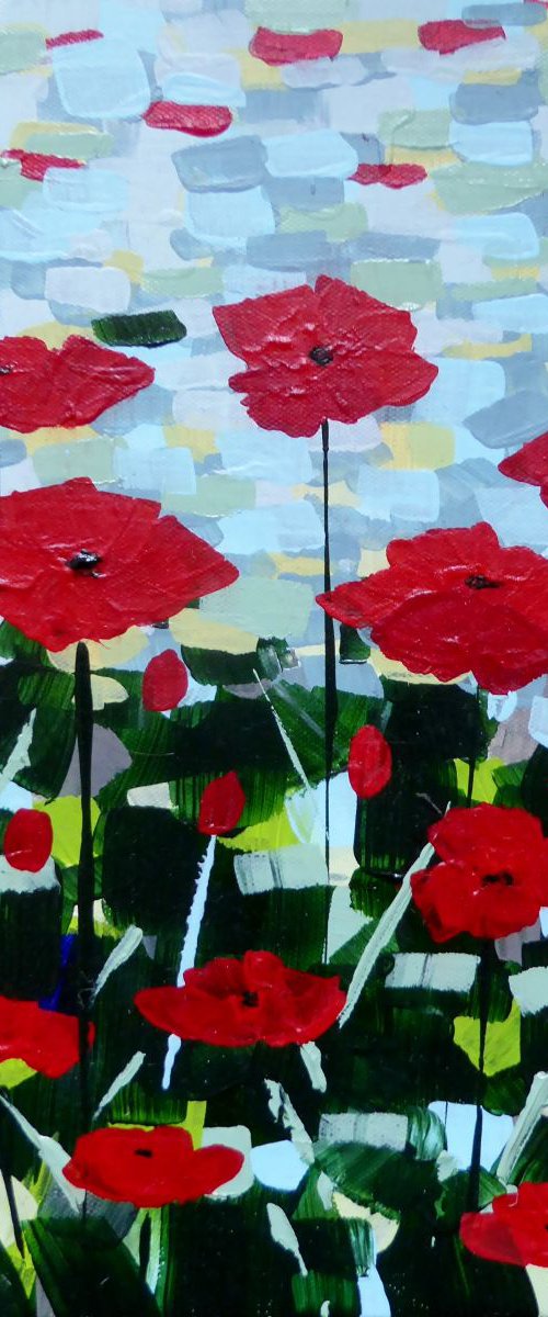 Patchwork Poppies by Elaine Allender