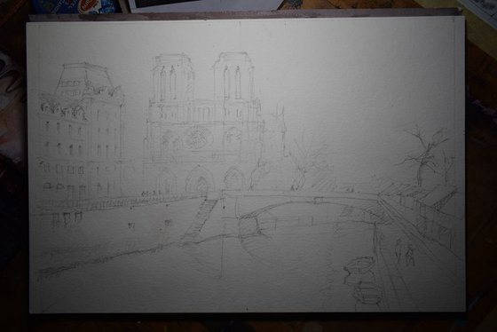 Floating by the Paris (  Notre Dame )