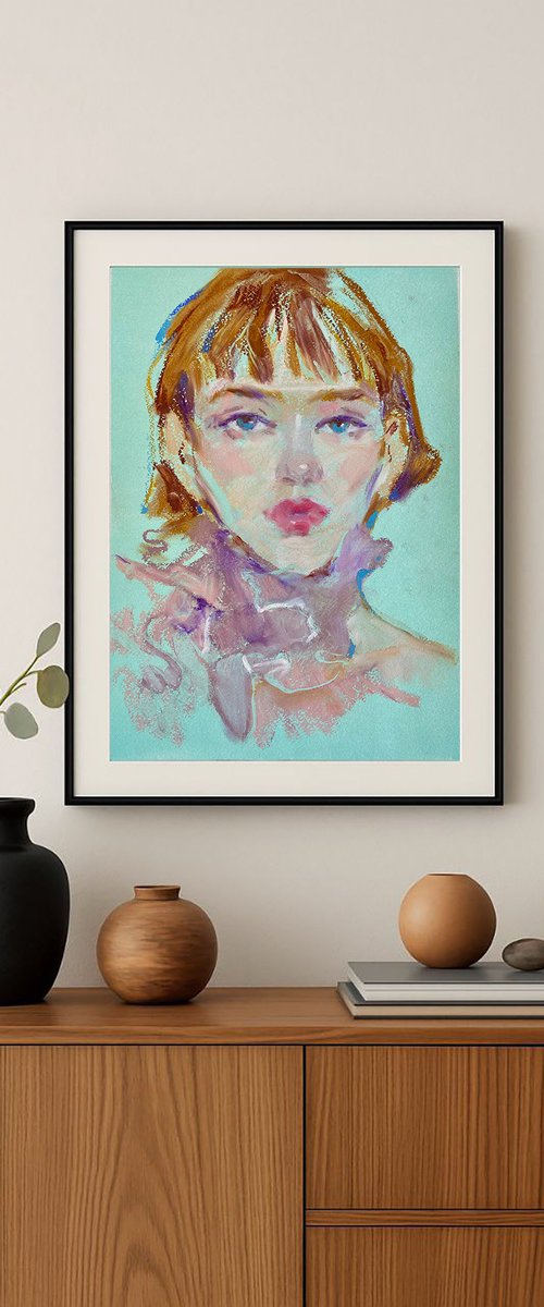 Soft Blue Look by Tetiana Shendryk