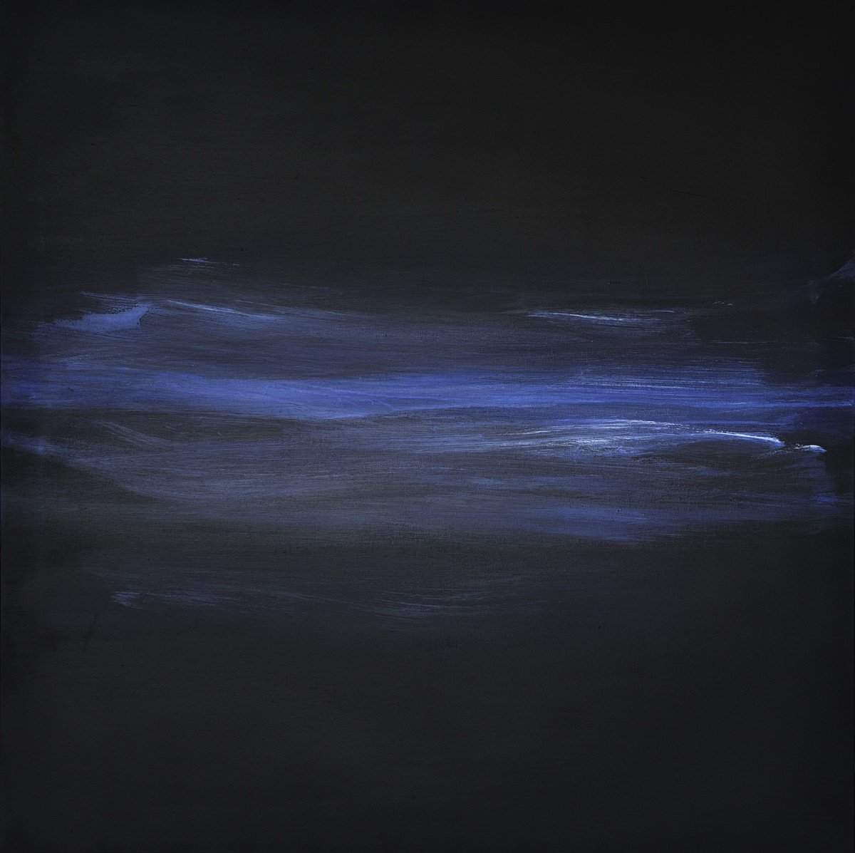 Expressive Abstract Acrylic Painting By Monica Sarandrea, 31 X 31", Into The Deep #2, Original Artwork