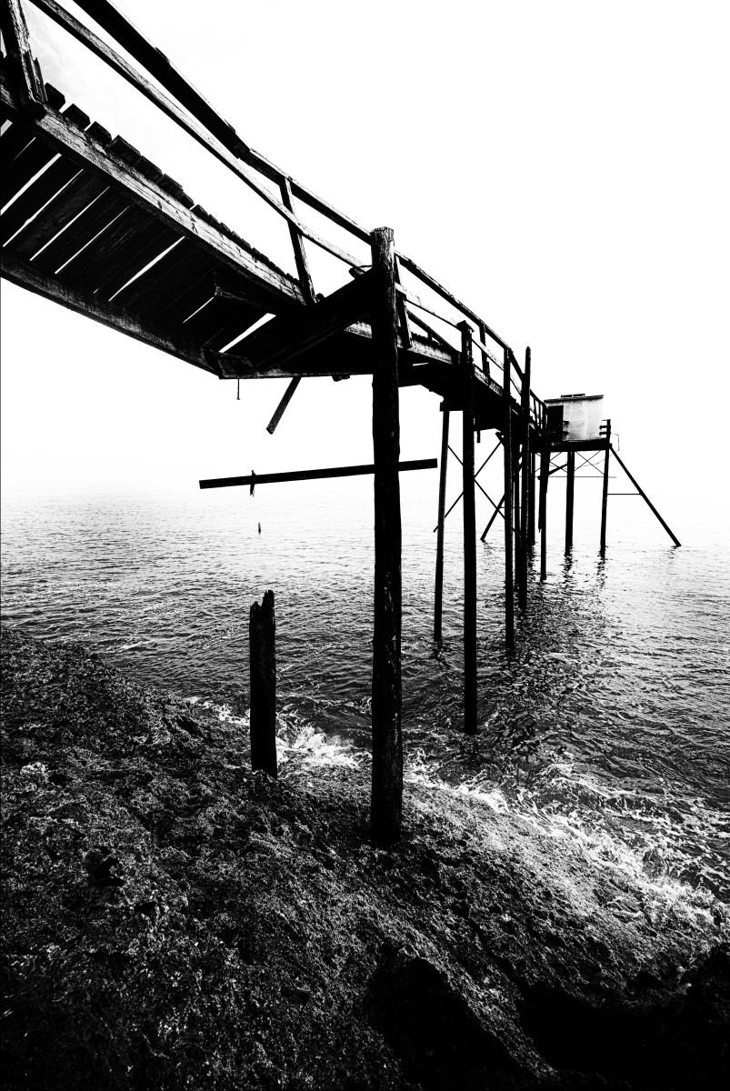 Photorealistic Photograph , Le Carrelet After The Storm By Christian Schwarz, 17 X 24, Artwork For Sale On Artfinder