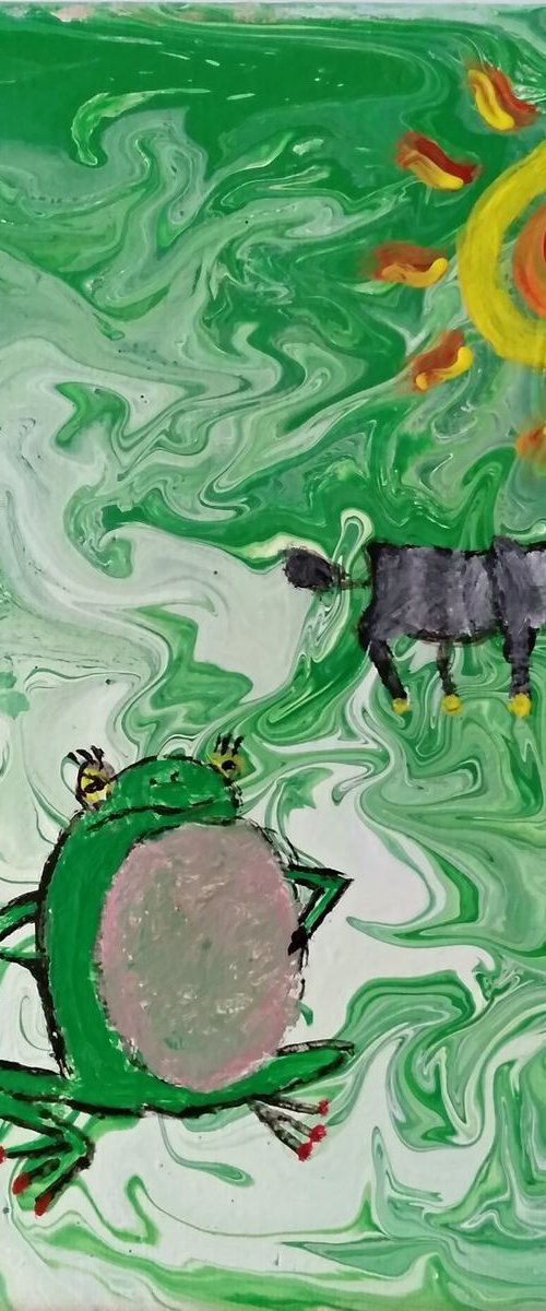The frog and the ox by Isabelle Lucas