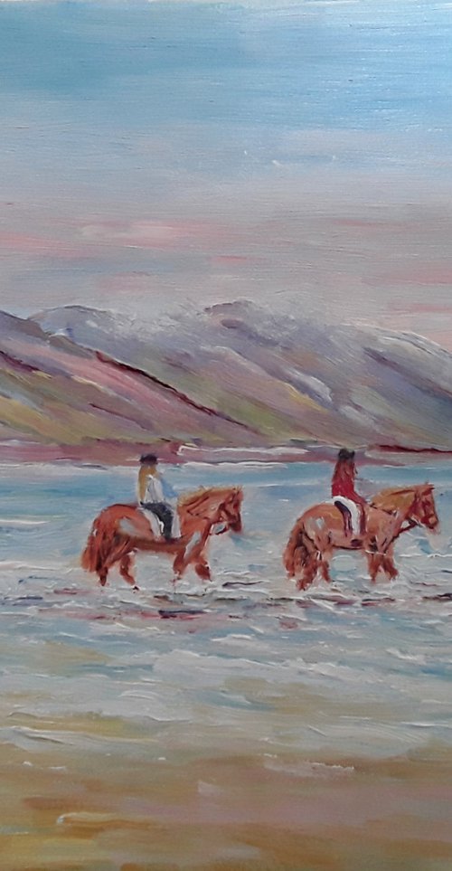 Beach Run by Therese O'Keeffe