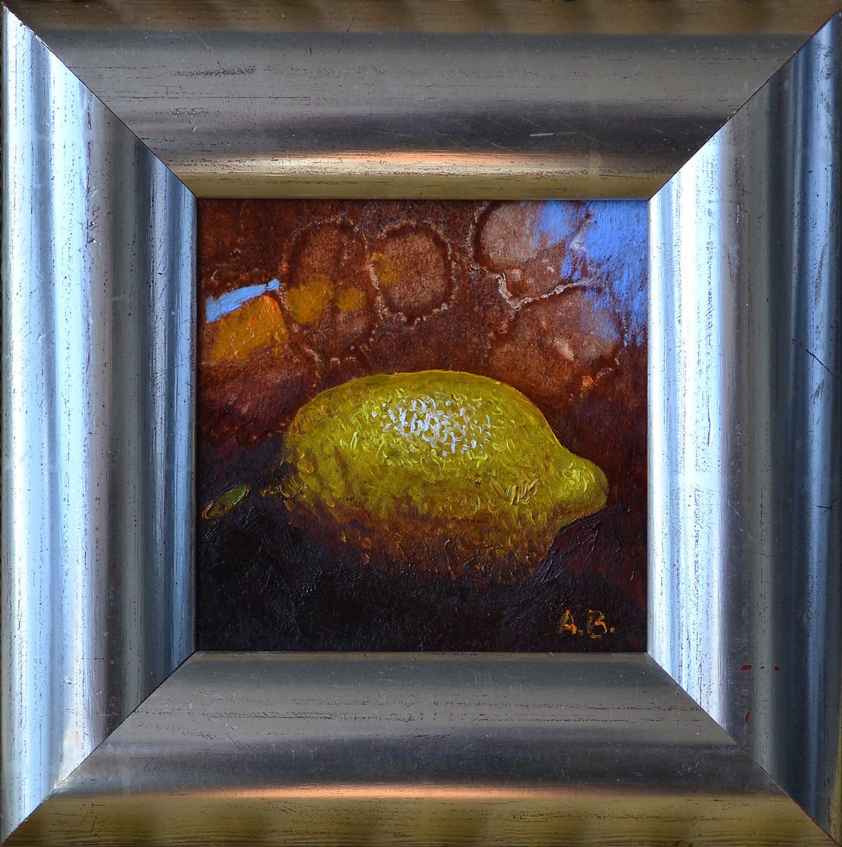 Lemon, miniature 20x20cm by Arturas Braziunas