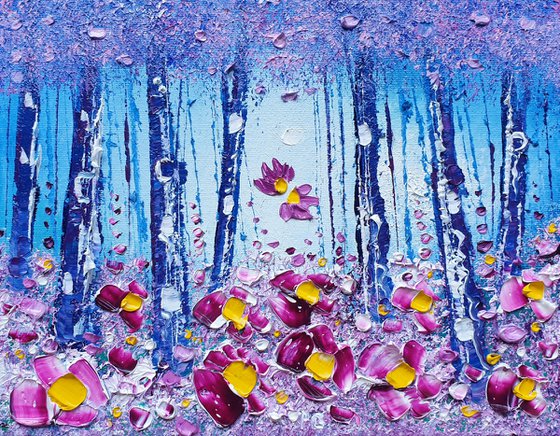 "Violet Forest & Flowers in Love"