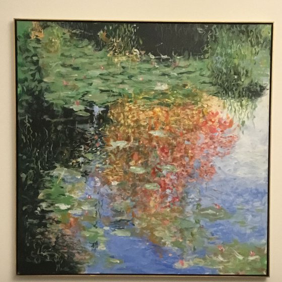 Monets pond autumn