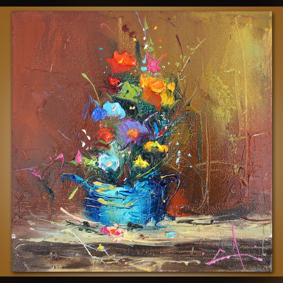 Flowers,  Oil painting