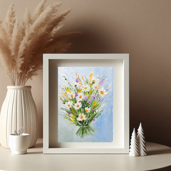 Bouquet of flowers painting