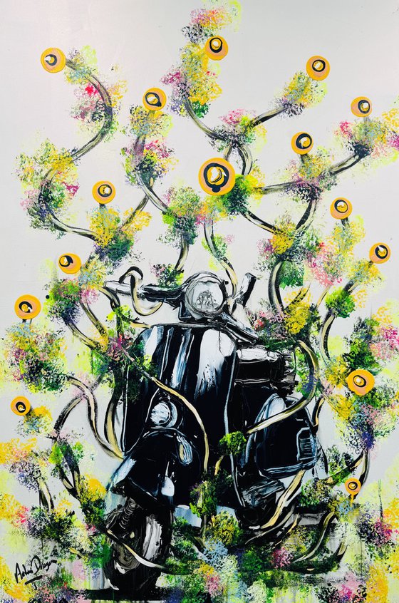 Vespa in Bloom