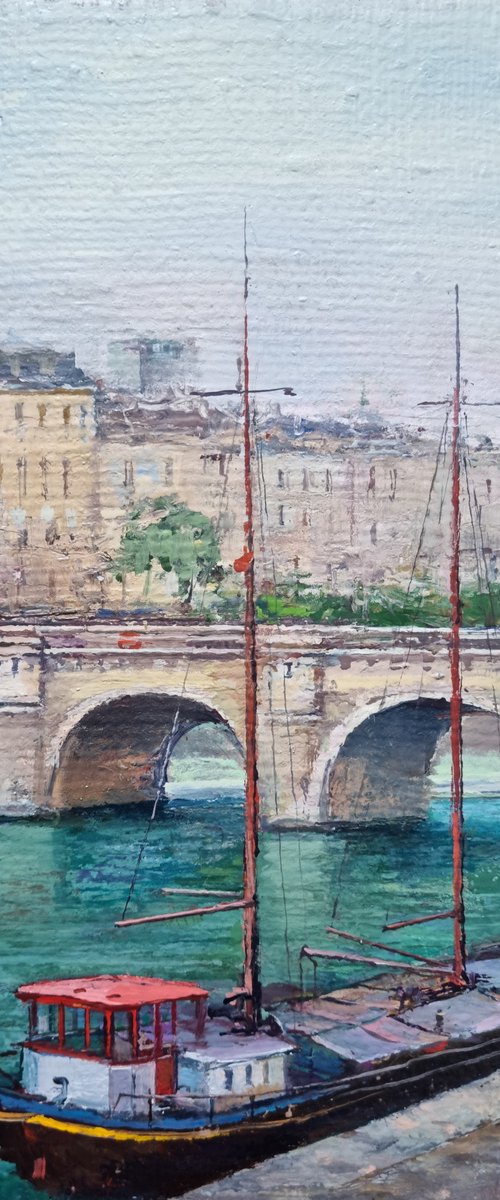 Morning by the Seine by Hennadii Penskyi