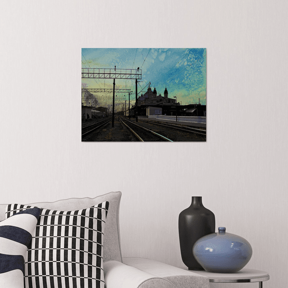 Summer Sunrise sky City scape