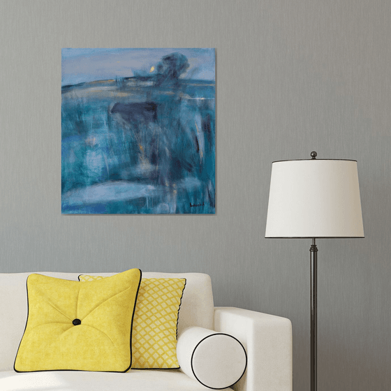 Landscape with Cow and Lake