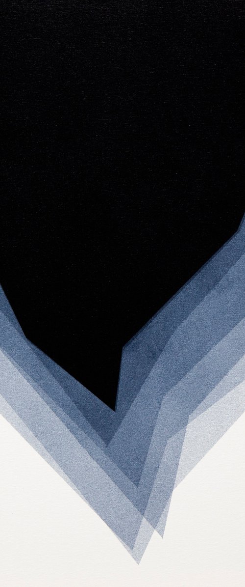 Intuition Black Blue by Catia Goffinet