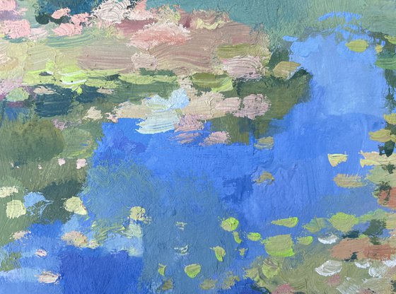 Summer pond echo