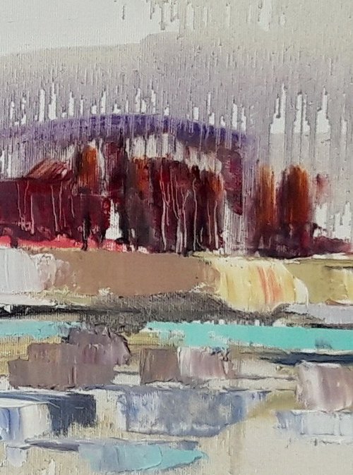 Winters lake by Lesya Ros