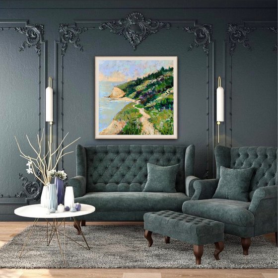 Cliffside Path to the Sea