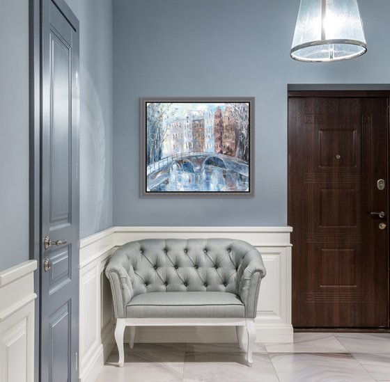 Bridge Over the Frosted Canal