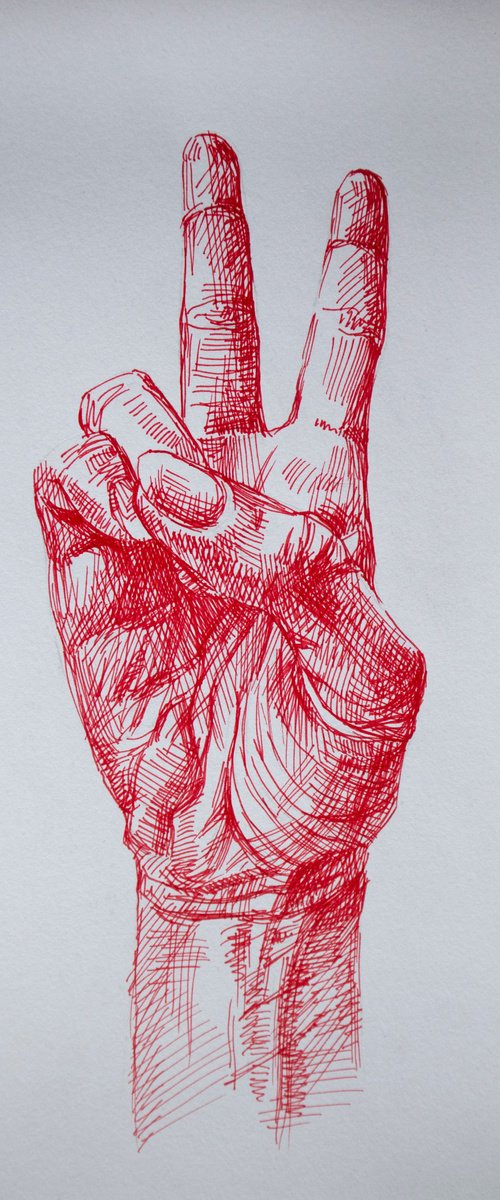 Hand drawing by Kateryna Bortsova