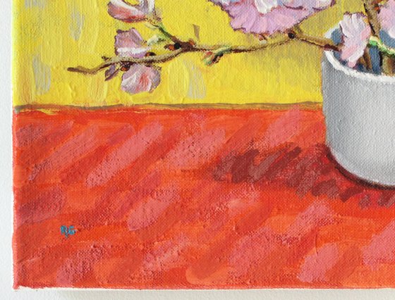 Flowering Cherry in a Cup (2)