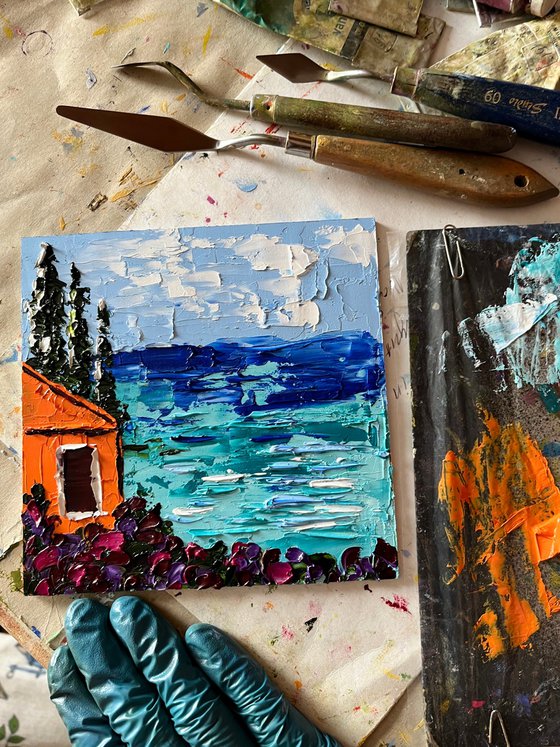 Amalfi Coast Positano Painting