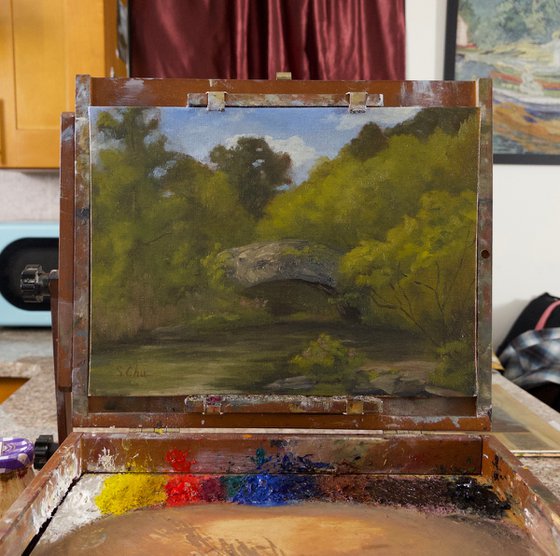 The Gapstow Bridge, Summer