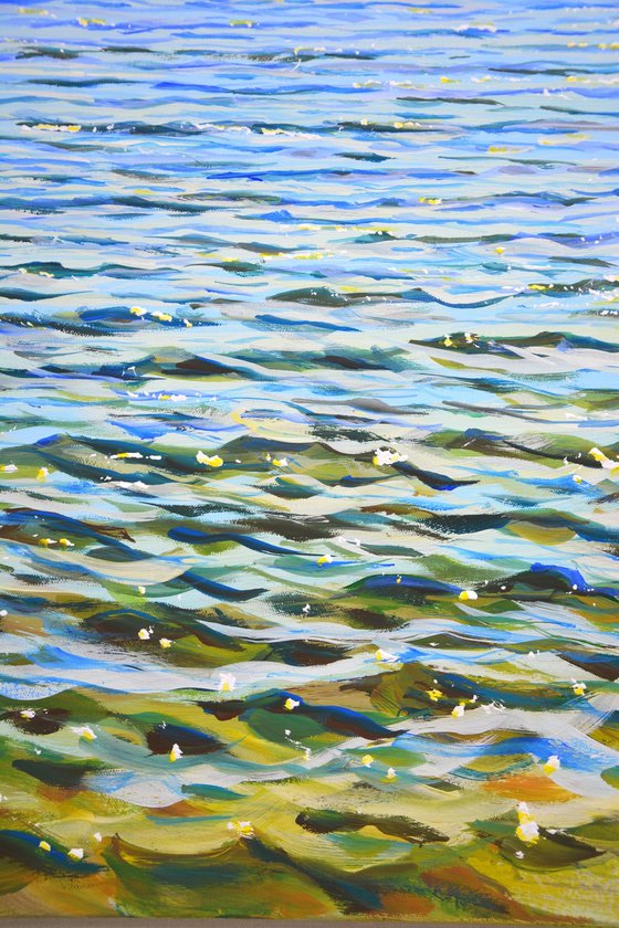 Morning light on the water.